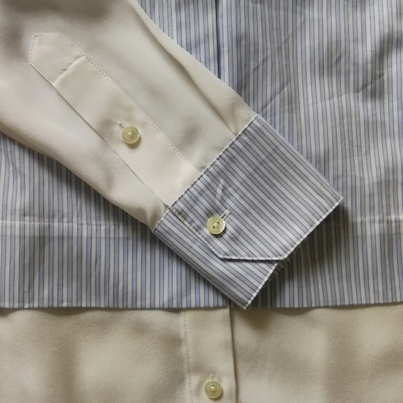 ☀️2XHP☀️VINCE 100% cotton&silk Shirt, US 2 - Picture 9 of 9